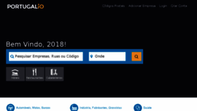 What Portugalio.com website looked like in 2018 (6 years ago)