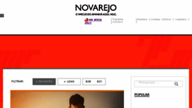 What Portalnovarejo.com.br website looked like in 2018 (6 years ago)