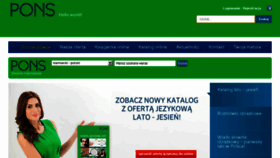 What Pons.pl website looked like in 2018 (6 years ago)