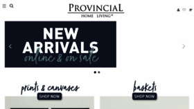 What Provincialhomeliving.com.au website looked like in 2018 (6 years ago)