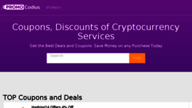 What Promocodius.com website looked like in 2018 (6 years ago)