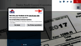 What Pbgc.gov website looked like in 2018 (6 years ago)