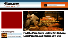 What Pizza.com website looked like in 2018 (6 years ago)