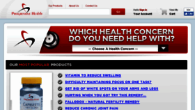 What Progressivehealth.com website looked like in 2018 (6 years ago)