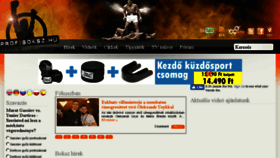 What Profiboksz.hu website looked like in 2018 (6 years ago)