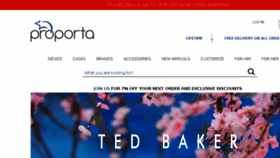 What Proporta.com website looked like in 2018 (6 years ago)
