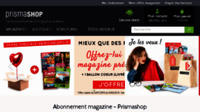 What Prismashop.fr website looked like in 2018 (6 years ago)