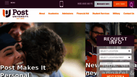 What Post.edu website looked like in 2018 (6 years ago)