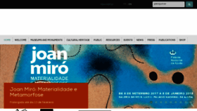 What Patrimoniocultural.gov.pt website looked like in 2018 (6 years ago)