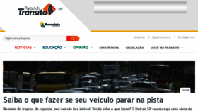 What Portaldotransito.com.br website looked like in 2018 (6 years ago)