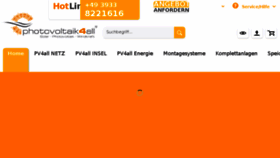 What Photovoltaik4all.de website looked like in 2018 (6 years ago)
