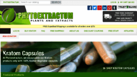 What Phytoextractum.com website looked like in 2018 (6 years ago)