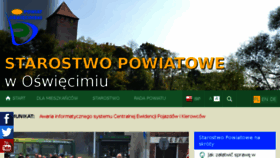 What Powiat.oswiecim.pl website looked like in 2018 (6 years ago)