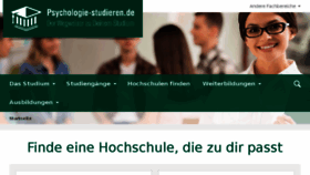 What Psychologie-studieren.de website looked like in 2018 (6 years ago)