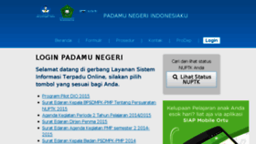 What Padamu.siap.web.id website looked like in 2018 (6 years ago)
