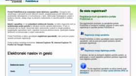 What Poiscidelo.si website looked like in 2018 (6 years ago)