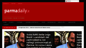 What Parmadaily.it website looked like in 2018 (6 years ago)