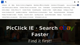 What Picclick.ie website looked like in 2018 (6 years ago)