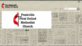 What Prattvillemethodist.org website looked like in 2018 (6 years ago)