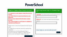 What Powerschool.ecsd.net website looked like in 2018 (6 years ago)