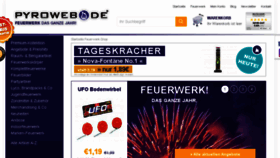 What Pyroweb.de website looked like in 2018 (6 years ago)