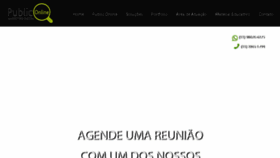 What Publicon.com.br website looked like in 2018 (8 years ago)