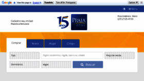 What Praiaimobiliaria.com.br website looked like in 2018 (8 years ago)