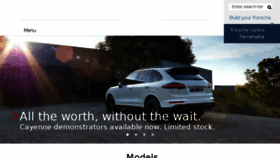 What Porschecentreparramatta.com.au website looked like in 2018 (7 years ago)
