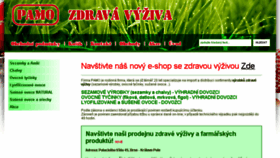 What Pamo.cz website looked like in 2018 (6 years ago)