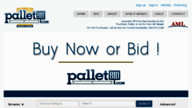 What Palletbid.com website looked like in 2018 (6 years ago)