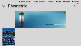 What Phymetrix.com website looked like in 2018 (6 years ago)