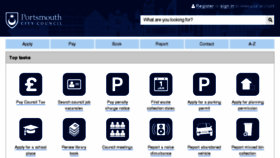 What Portsmouth.gov.uk website looked like in 2018 (6 years ago)