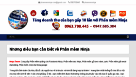 What Phanmemninja.com website looked like in 2018 (7 years ago)