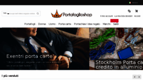 What Portafoglioshop.it website looked like in 2018 (6 years ago)