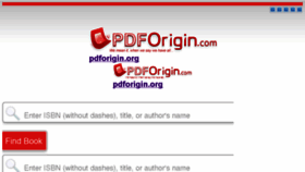 What Pdforigin.org website looked like in 2018 (6 years ago)