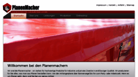 What Planenmacher.eu website looked like in 2018 (6 years ago)