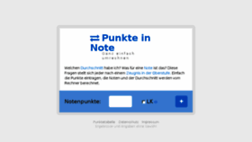 What Punkte-in-note.de website looked like in 2018 (6 years ago)