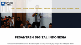 What Pesantrendigital.org website looked like in 2018 (7 years ago)