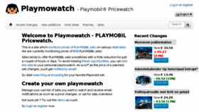 What Playmowatch.com website looked like in 2018 (6 years ago)
