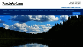 What Pieksamaenlehti.fi website looked like in 2018 (6 years ago)