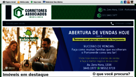 What Portoverdeimoveis.com.br website looked like in 2018 (6 years ago)