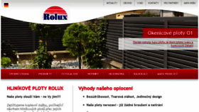What Ploty-rolux.cz website looked like in 2018 (6 years ago)
