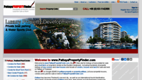 What Pattayapropertyfinder.com website looked like in 2018 (6 years ago)