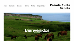 What Posadapuntaballota.com website looked like in 2018 (6 years ago)