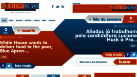 What Politicanews.com.br website looked like in 2018 (6 years ago)