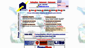 What Prosys.com.br website looked like in 2018 (6 years ago)