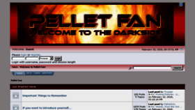 What Pelletfan.com website looked like in 2018 (6 years ago)