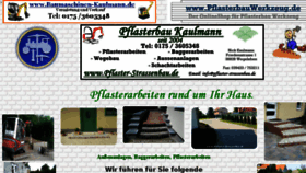 What Pflaster-strassenbau.de website looked like in 2018 (6 years ago)