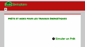 What Pret-ecologique.com website looked like in 2018 (6 years ago)