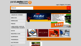 What Paratuauto.com website looked like in 2018 (6 years ago)